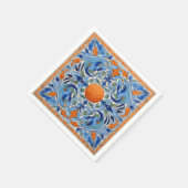 Oranje grove servet (Hoek)