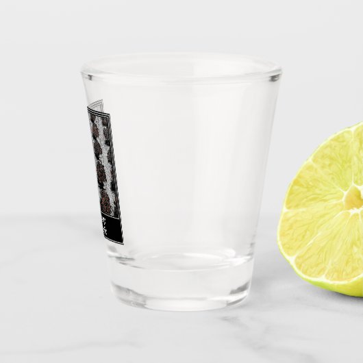 Oranje grove shot glas (Rechts)