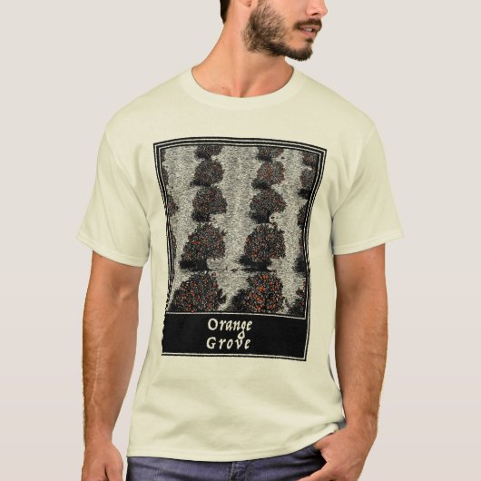 Oranje grove t-shirt (Voorkant)