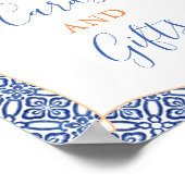 Oranje Groves Shower Kaarten en Gifts Poster (Hoek)