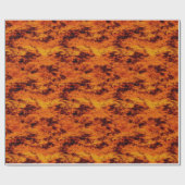 Oranje grunge cadeaupapier (Vlak)