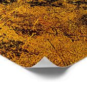 Oranje grunge textureabstract, oud, antiek, kunst, poster (Hoek)