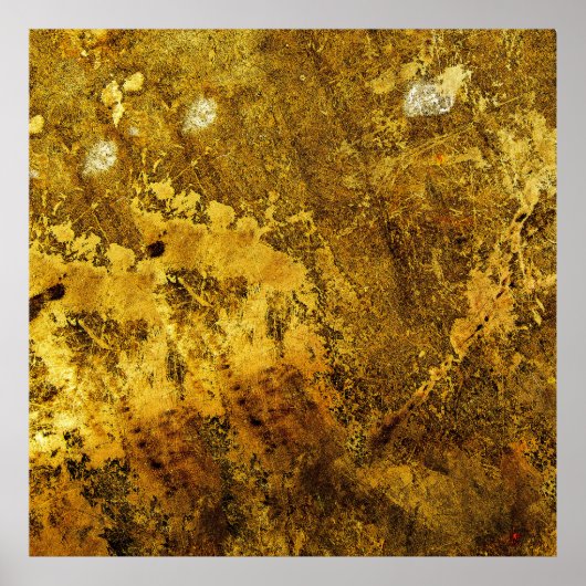 Oranje grunge textureabstract, oud, antiek, kunst, poster (Voorkant)