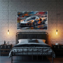 Oranje GTR Supercar Raceauto