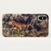 Oranje Guana Art Case-Mate iPhone Case (Achterkant (horizontaal))