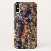 Oranje Guana Art Case-Mate iPhone Case (Achterkant)