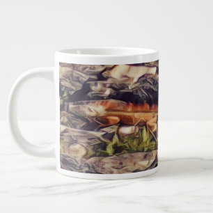 Oranje Guana Art Grote Koffiekop