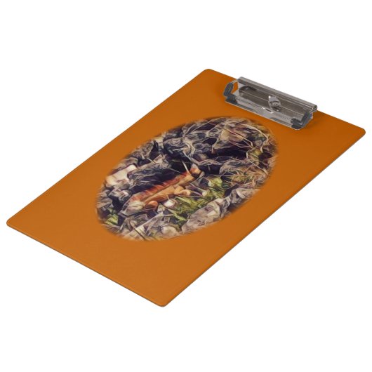 Oranje Guana Art Klembord (Gekanteld)