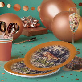 Oranje Guana Art Papieren Bordje