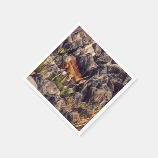 Oranje Guana Art Servet (Hoek)