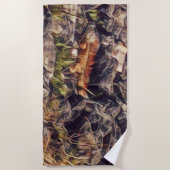 Oranje Guana Art Strandlaken (Voorkant)