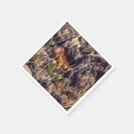 Oranje Guana Kunst Servet