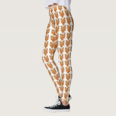 Oranje Guardian Angel Art Custom Holiday Leggings (Links)