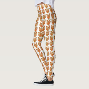 Oranje Guardian Angel Art Custom Holiday Leggings