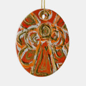 Oranje Guardian Angel Ornament Pendant (Rechts)