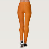 Oranje Gym Yoga Workout Leggings (Achterkant)
