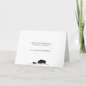 Oranje gymnastiek Wenskaart Kaart (Achterkant)