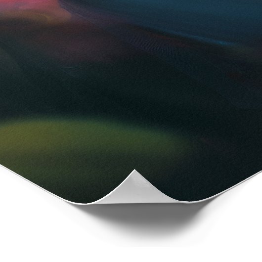 Oranje haarfee poster (Hoek)