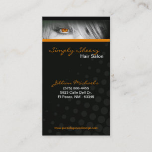 Oranje Hair Salon Beauty Shop Boutiq Visitekaartje