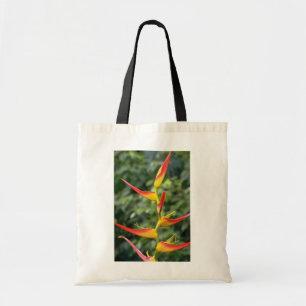 Oranje Haliconia latispathia bloemen Tote Bag