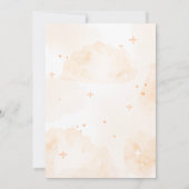 Oranje Halloween A Baby is Baby shower brouwen Kaart (Achterkant)