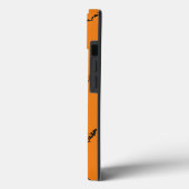 Oranje halloween/bat Hoesje-Mate iPhone Case (Achterkant / Links)