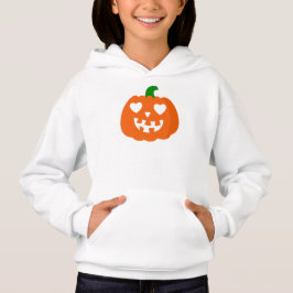 oranje halloween hart pompoen jack-o-lantern