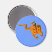 Oranje Halloween Kikker Magneet (Voorkant / Achterkant)
