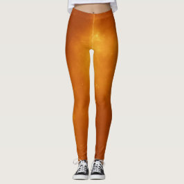 Oranje Halloween-Leggings Leggings