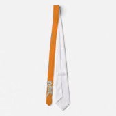 Oranje Halloween Mummy necktie - mannen STROPDAS H (Achterkant)
