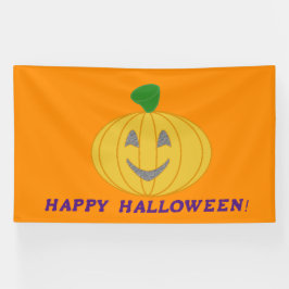 Oranje Halloween Pumpkin Banner