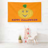 Oranje Halloween Pumpkin Banner (Insitu)