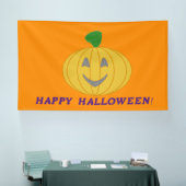 Oranje Halloween Pumpkin Banner (Beurs)