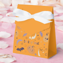 oranje Halloween Pumpkin en Ghost Favoriete Box