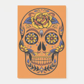 Oranje Halloween Skull Post-it® Notes (Voorkant)