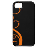 Oranje Halloween Swirl Case-Mate iPhone Case (Achterkant)