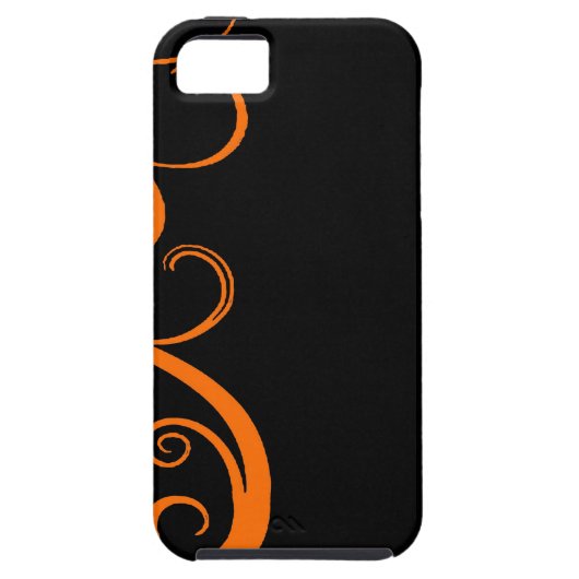 Oranje Halloween Swirl Case-Mate iPhone Case (Achterkant)