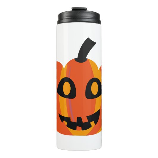 oranje halloween thermosbeker (Voorkant)