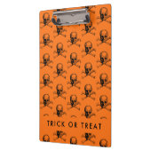 Oranje Halloween Trick or treat Klembord (Links)