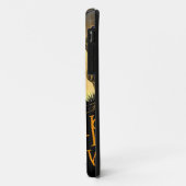 Oranje Halloween Vampire Bat Achtergrond Case-Mate iPhone Case (Achterkant/links)