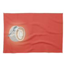 Oranje handdoek