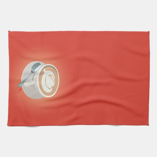 Oranje handdoek (Horizontaal)