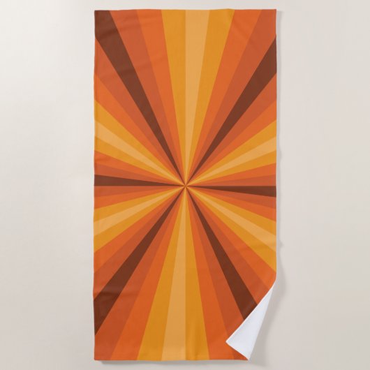 Oranje handdoek voor optische verlichting (Voorkant)