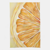 oranje handdoeken voor handdoeken, vers geperst (Verticaal)