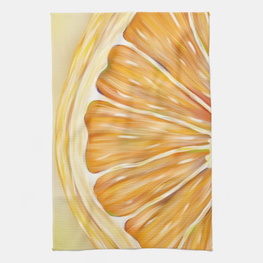 oranje handdoeken voor handdoeken, vers geperst (Verticaal)