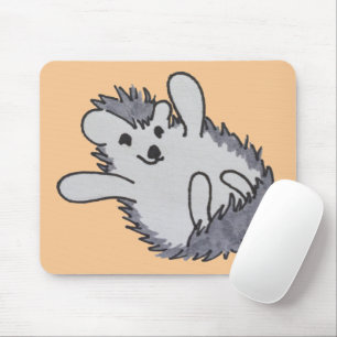 Oranje Happy Cute Hedgel Mousepad Muismat