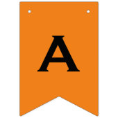 Oranje  Happy Halloween-partij Vlaggetjes (Tweede vlag)