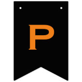 Oranje  Happy Halloween-partij Vlaggetjes (Derde vlag)