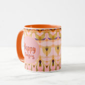 Oranje Happy Thanksgiving Mok (Voorkant links)