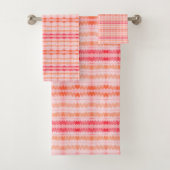 Oranje hart bad handdoek (Insitu)